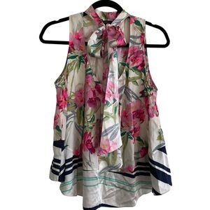 Elizabeth & James Silk Floral Top